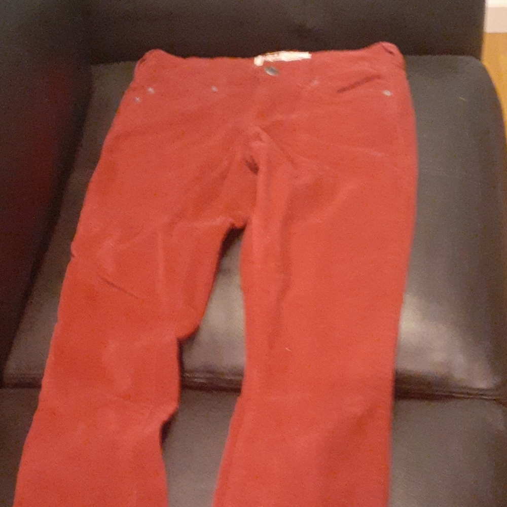 Size 1, raspberry, l.e I. Corduroy pants